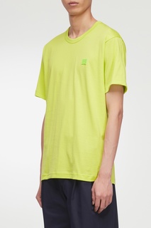 Неоново-зеленая футболка Nash Face Acne Studios