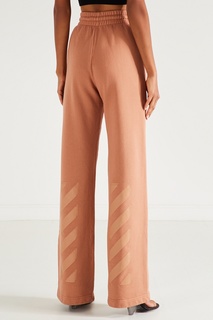 Розовые брюки из хлопка Off White