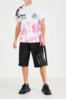 Футболка с принтом в стиле граффити Off White