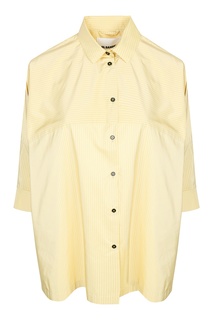 Желтая блузка с рукавами 3/4 Jil Sander
