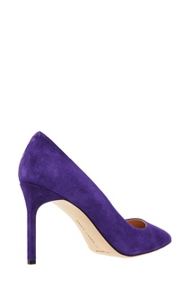 Фиолетовые туфли BB Manolo Blahnik