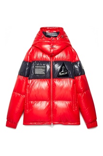 Красная стеганая куртка Moncler