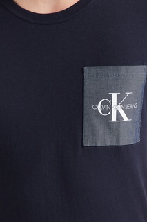 Черная футболка с логотипом Calvin Klein