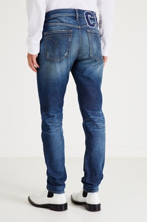 Синие зауженные джинсы Calvin Klein