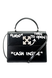 Черная сумка с логотипом Off White