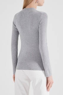 Серая водолазка с нашивкой снизу Calvin Klein