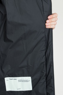 Черное стеганое пальто Off White