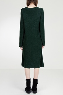 Зеленое шерстяное платье Fabiana Filippi