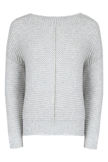 Светло-серый шерстяной свитер Fabiana Filippi