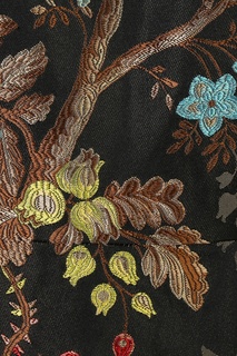 Черное платье-футляр из жаккардовой ткани Antonio Marras