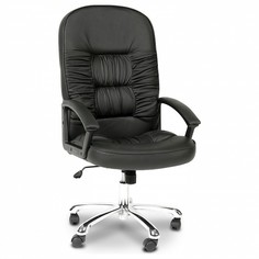 Кресло компьютерное Chairman 418 черный/хром