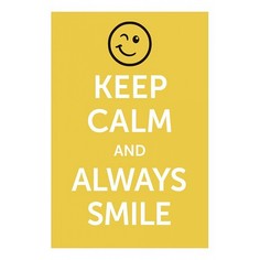 Панно (20x30 см) Always smile TM-113-179 Ekoramka