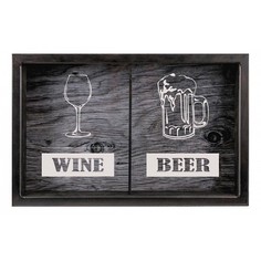 Копилка для винных пробок и пивных крышек (26x22 см) Beer/Wine KD-024-152 Дубравия