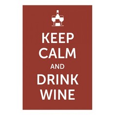 Панно (20x30 см) Drink wine TM-113-156 Ekoramka