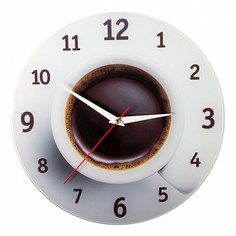Настенные часы (30x30 см) Кофе KD-038-043 Дубравия