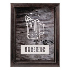 Копилка для пивных крышек BEER 22x26 Венге KD-023-128 Дубравия