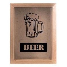 Копилка для пивных крышек BEER 22x26 Натуральный KD-023-129 Дубравия