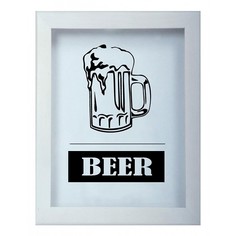 Копилка для пивных крышек BEER 22x26 Белый KD-023-130 Дубравия