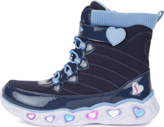 Сапоги утепленные для девочек Skechers Heart Lights, размер 27