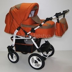 Коляска прогулочная BabyHit Lendy Air Dark Orange