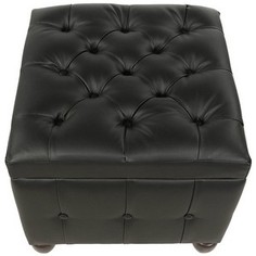 Пуф Euroson Брага 2 (черный)