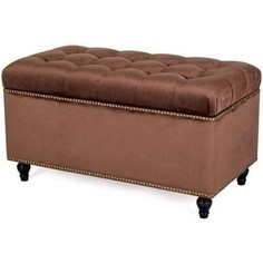 Пуф Euroson Chester vs-03 сундук supernova col.33 (велюр шоколадный)