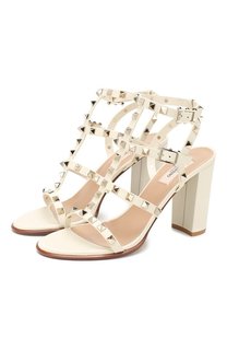 Кожаные босоножки Valentino Garavani Rockstud Valentino