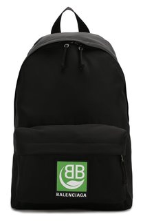 Текстильный рюкзак Green Logo Explorer Balenciaga