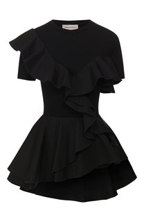 Хлопковый топ Alexander McQueen