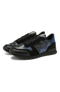 Комбинированные кроссовки Valentino Garavani Rockrunner Valentino