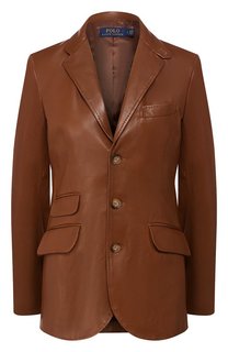 Кожаный жакет Polo Ralph Lauren