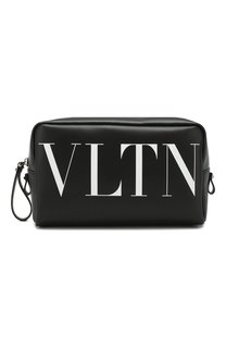 Кожаная борсетка Valentino Garavani VLTN Valentino