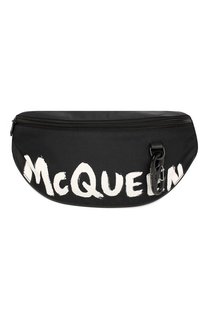 Текстильная поясная сумка Alexander McQueen