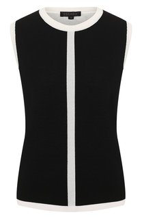 Топ из смеси шерсти и вискозы Escada