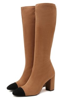 Замшевые сапоги Stuart Weitzman