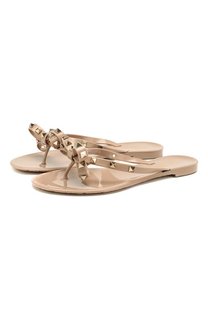 Резиновые шлепанцы Valentino Garavani Rockstud Valentino