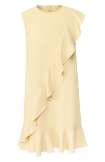 Платье с оборкой REDVALENTINO