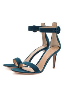 Замшевые босоножки Portofino 85 Gianvito Rossi