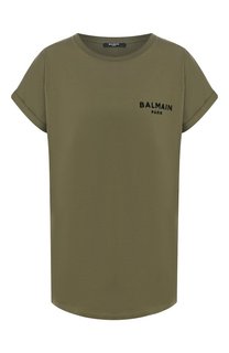 Хлопковая футболка Balmain