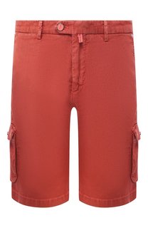 Шорты из смеси льна и хлопка Kiton