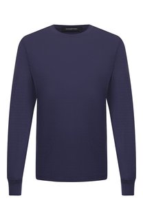 Джемпер из смеси хлопка и шелка Ermenegildo Zegna