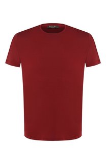 Футболка из смеси шелка и хлопка Loro Piana