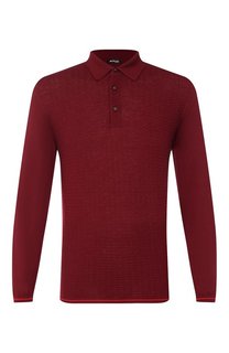 Поло из смеси кашемира и шелка Kiton