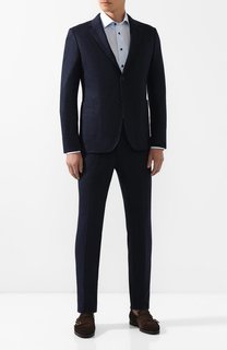 Костюм из смеси кашемира и хлопка Ermenegildo Zegna
