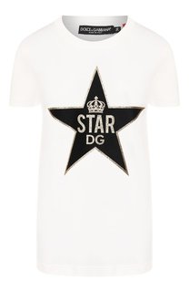 Хлопковая футболка Dolce & Gabbana