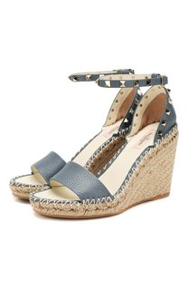 Кожаные босоножки Valentino Garavani Rockstud Double Valentino