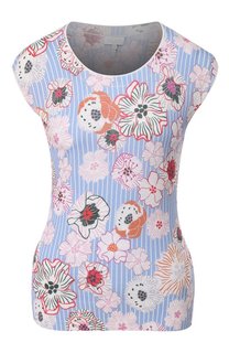 Топ из смеси вискозы и хлопка Escada Sport