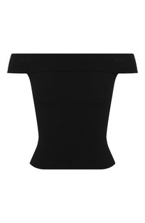Топ из вискозы Alexander McQueen