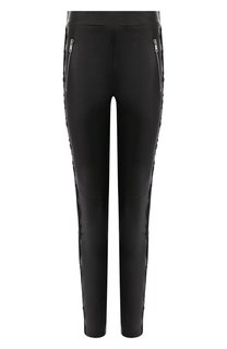 Кожаные леггинсы Alexander McQueen