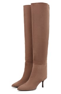 Замшевые ботфорты Stuart Weitzman